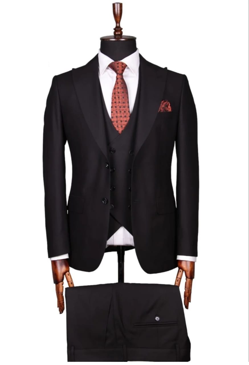 Essential Black 3-Piece Suit