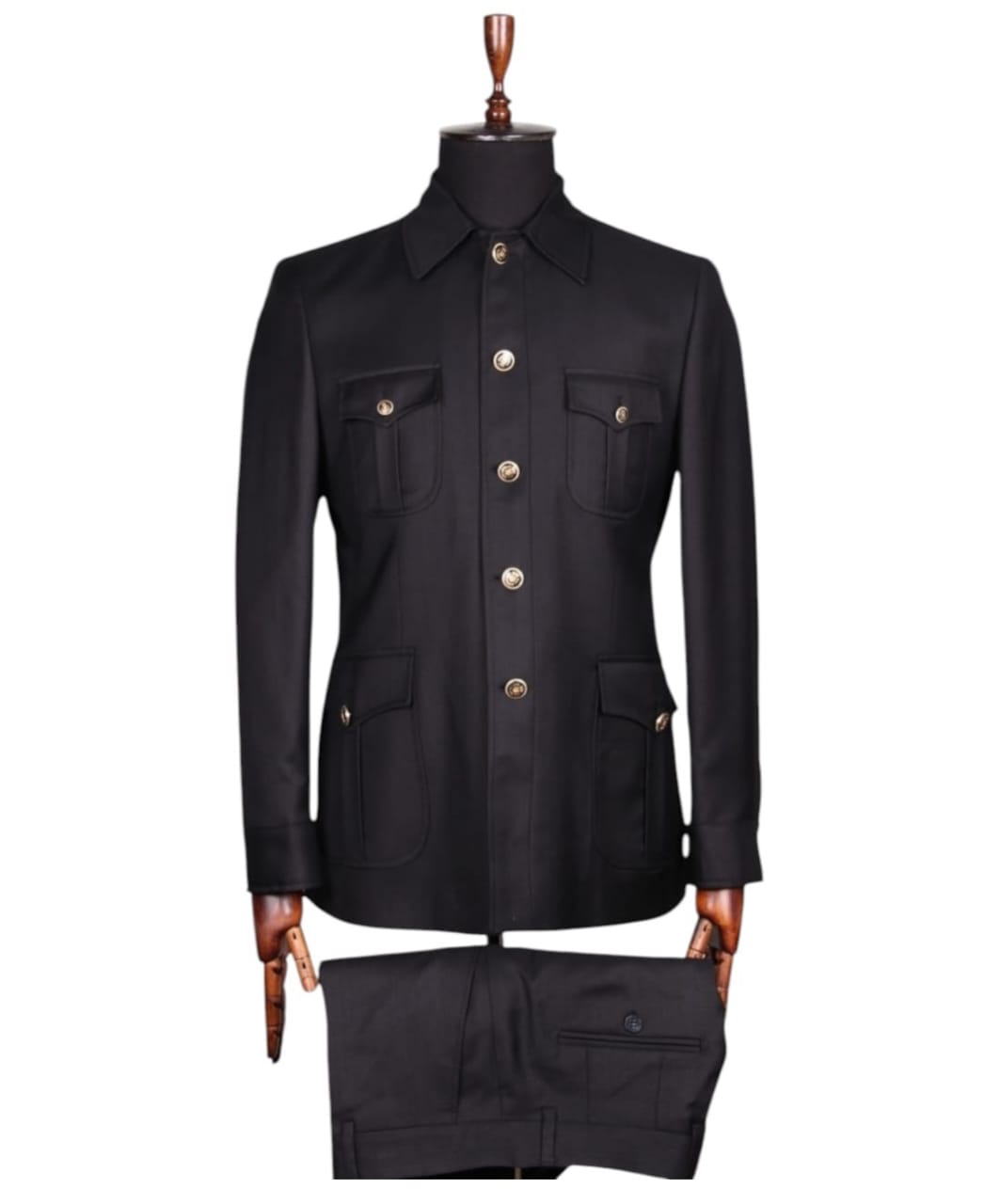 Black Safari Suit