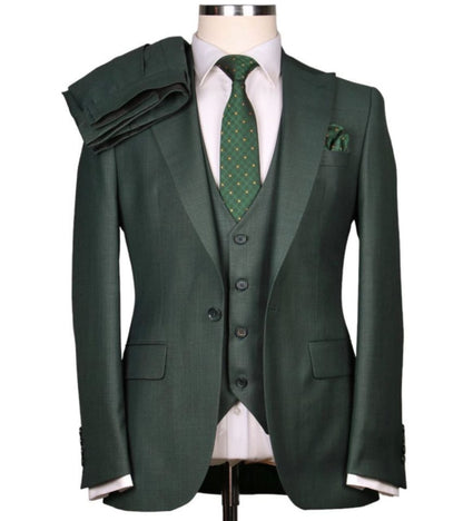 Deep Green 3-Piece Suit