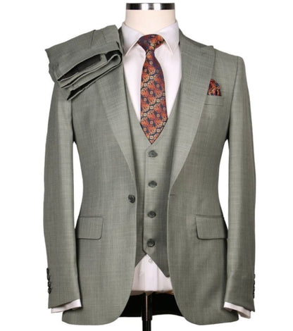 Sage Green 3-Piece Suit
