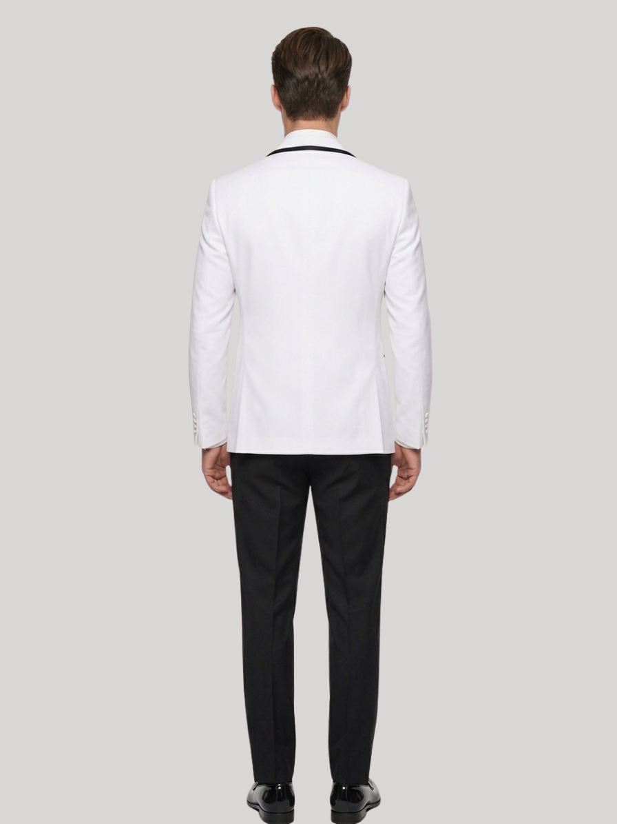 White Peak Lapel Tuxedo