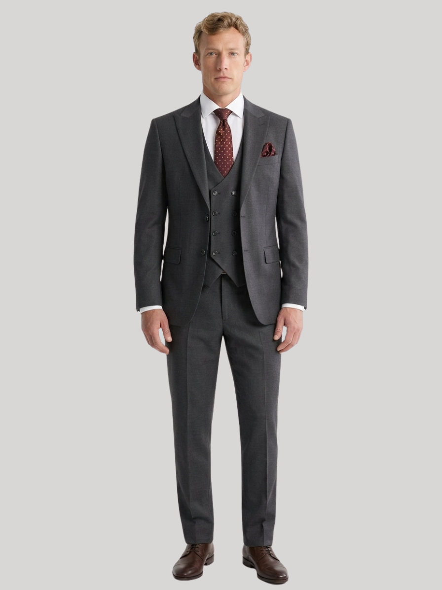 Charcoal Grey 3-Piece Suit