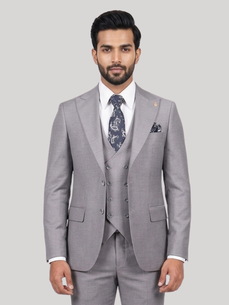 Light Grey 3-Piece Suit