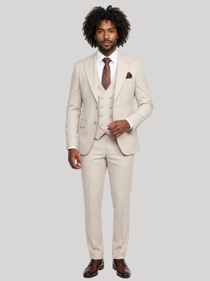 Classic Tan 3-Piece Suit