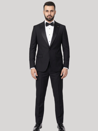 Black Peak Lapel Tuxedo