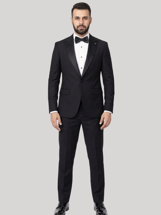 Black Peak Lapel Tuxedo