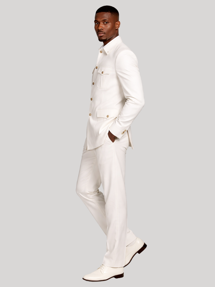 White Safari Suit