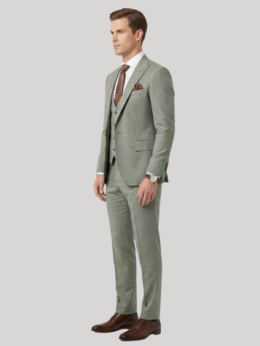 Sage Green 3-Piece Suit