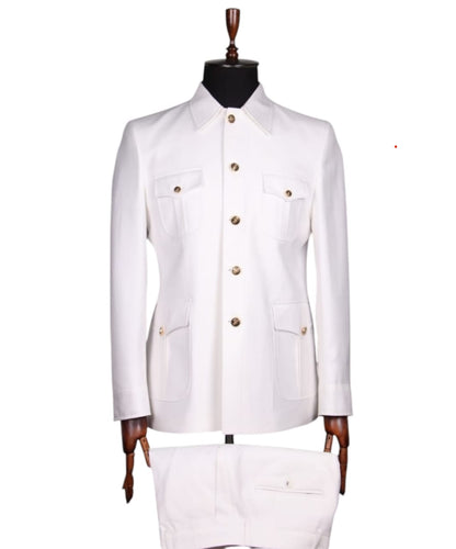 White Safari Suit